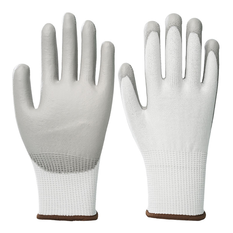 13 Gauge Anti-Schnitt-PU-Handschuhe Level 3