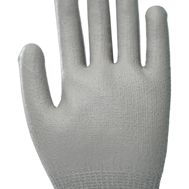 13 Gauge Anti-Schnitt-PU-Handschuhe Level 5