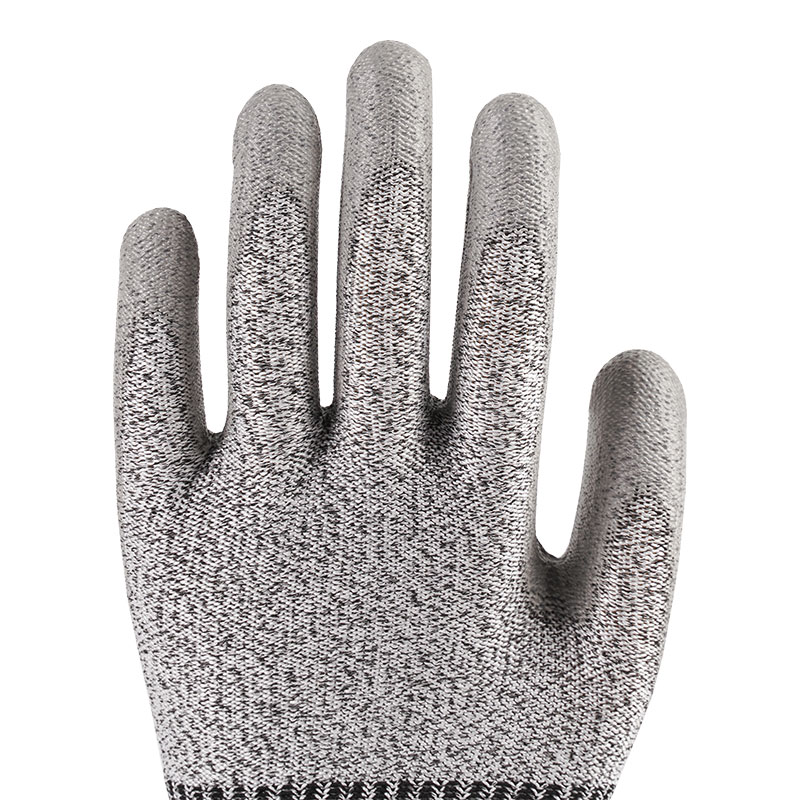 13 Gauge Anti-Schnitt-PU-Handschuhe A5