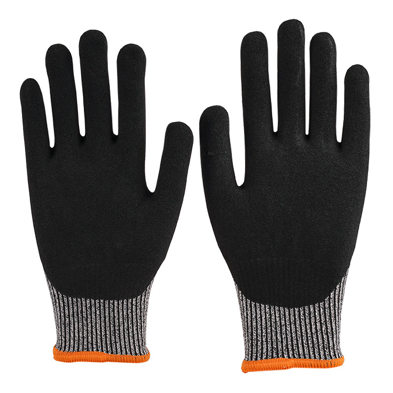 13 Gauge Heather Grey Nitril-Handschuhe A5