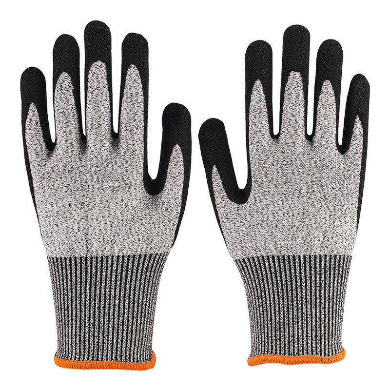 13 Gauge Heather Grey Nitril-Handschuhe A5