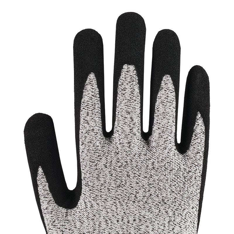 13 Gauge Heather Grey Nitril-Handschuhe A5