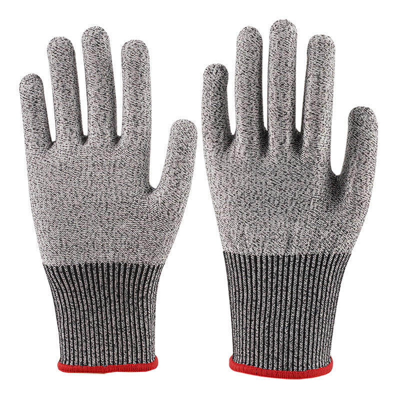 13 Gauge Hanf-Asche Anti-Schnitt-Handschuhe A5