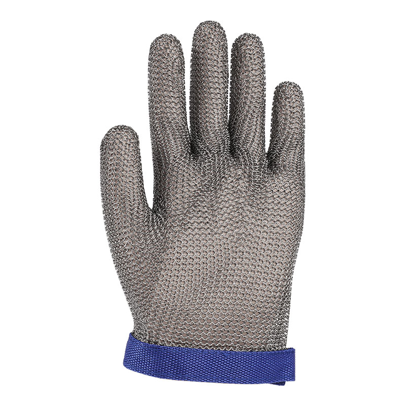 Schnittfeste Handschuhe aus Edelstahl 304 mit Metallgeflecht, Stufe 9