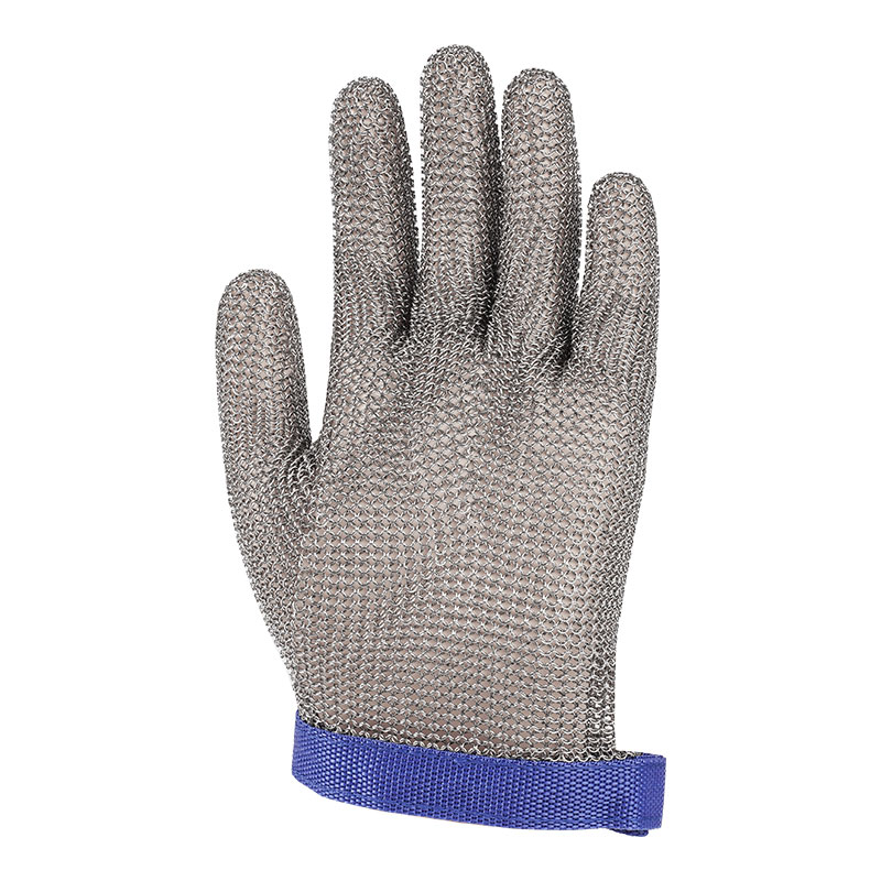 Schnittfeste Handschuhe aus Edelstahl 304 mit Metallgeflecht, Stufe 9