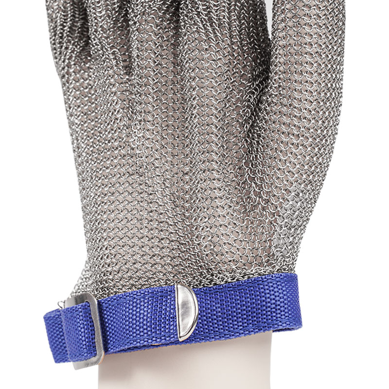 Schnittfeste Handschuhe aus Edelstahl 304 mit Metallgeflecht, Stufe 9