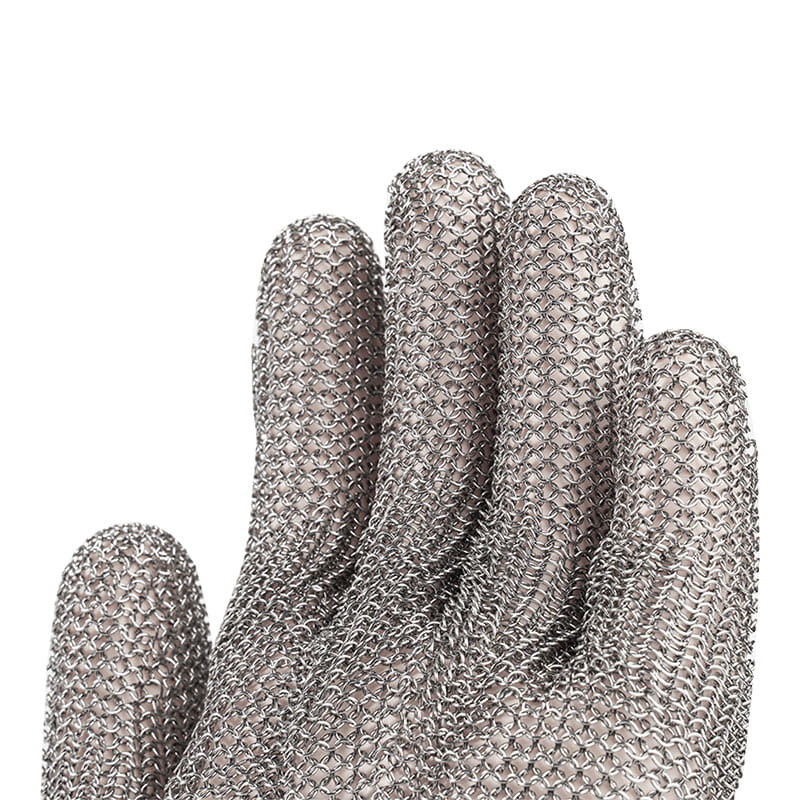 Schnittfeste Handschuhe aus Edelstahl 304 mit Metallgeflecht, Stufe 9