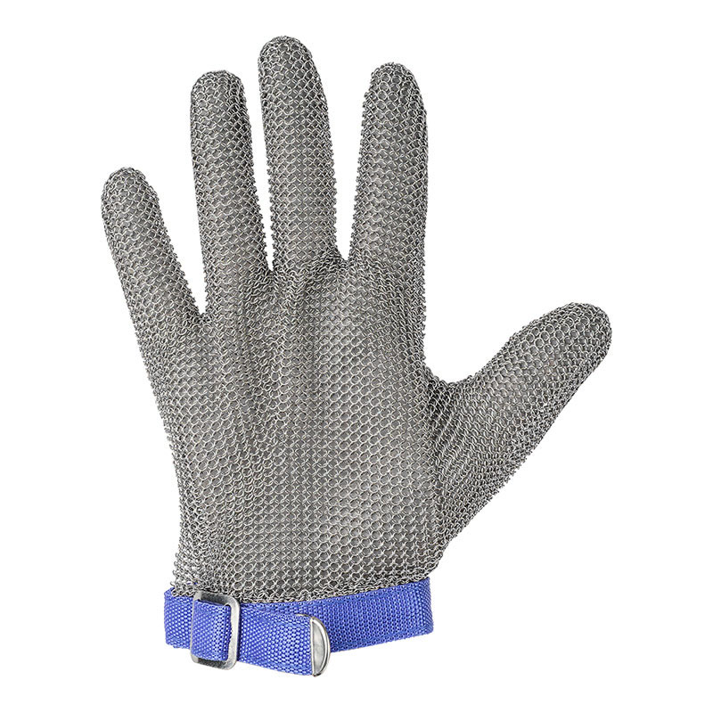 Schnittfeste Handschuhe aus Edelstahl 304 mit Metallgeflecht, Stufe 9