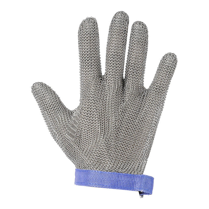 Schnittfeste Handschuhe aus Edelstahl 304 mit Metallgeflecht, Stufe 9