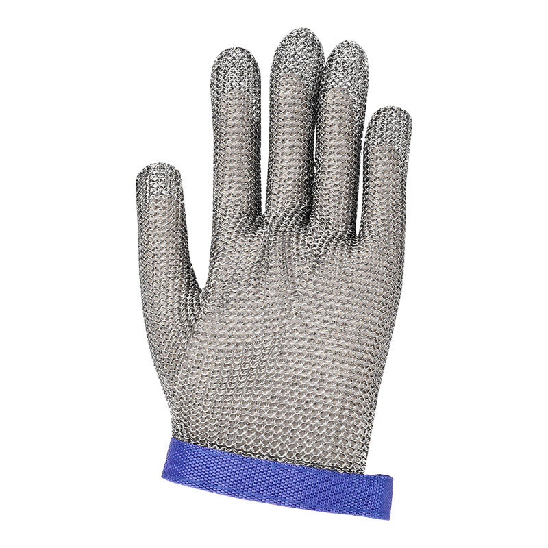 Schnittfeste Handschuhe aus Edelstahl 304 mit Metallgeflecht, Stufe 9