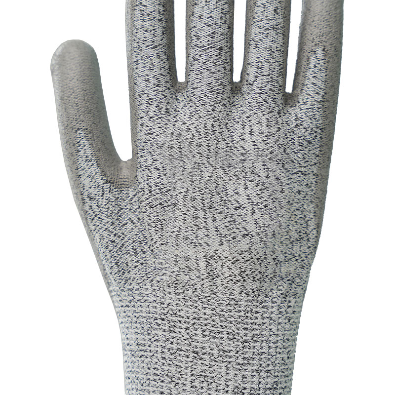 13 Gauge Anti-Schnitt-PU-Handschuhe Level 5