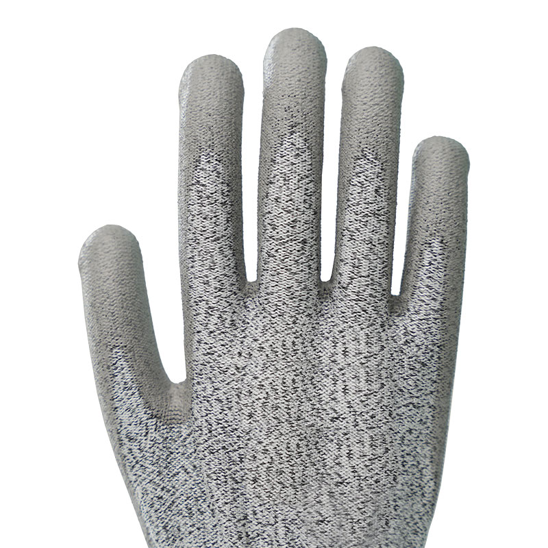 13 Gauge Anti-Schnitt-PU-Handschuhe Level 5